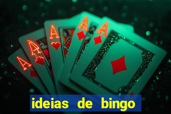 ideias de bingo para o natal
